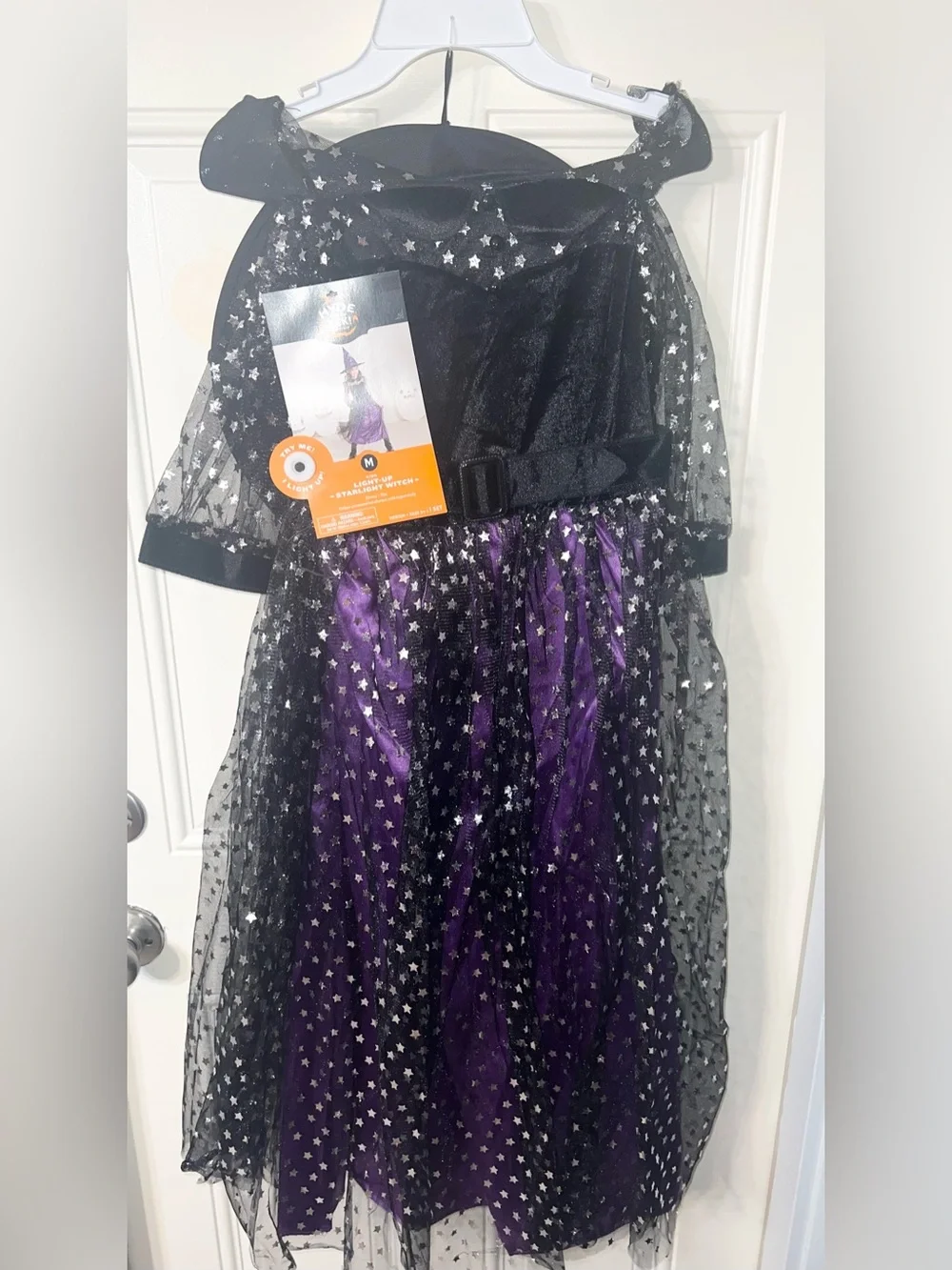 Witch Halloween Costume, Light up Starlight Witch Costume NWT